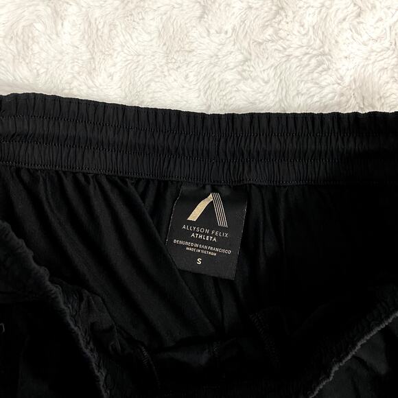 Athleta Allyson Felix Black Legend Jogger Athletic Workout Track Pants S - Picture 5 of 10